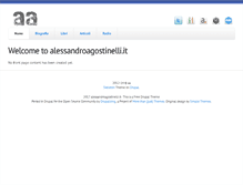 Tablet Screenshot of alessandroagostinelli.it